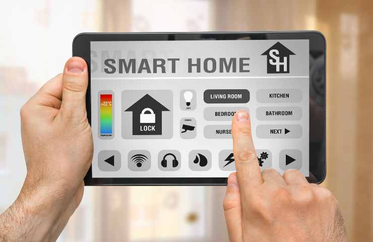 tablet per gestire i comandi in casa