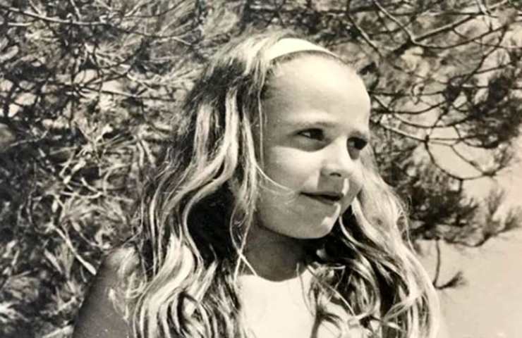 Antonella Clerici bambina